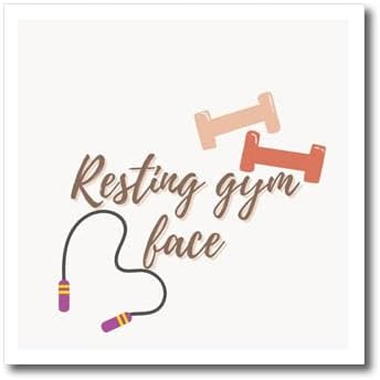 Цените на 3dRose Утюжок за лице с теплопередачей Workout Out Resting Gym (ht-362331-3), се купи на ниска цена