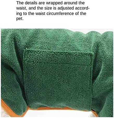 WZHSDKL ръкави за кучета, Кърпи, Халат за Баня, Палто за сушене на домашни любимци, Впитывающее Супер Бързо изсушаване, мека Регулируема (Цвят: както е показано, размер: X
