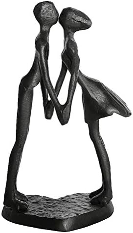 DreamsEden Годишнина, Сватба подаръци за нея/съпруга - 6-Инчов Модерна Стоманена Скулптура за Отношение, Начало Декор за Десктоп