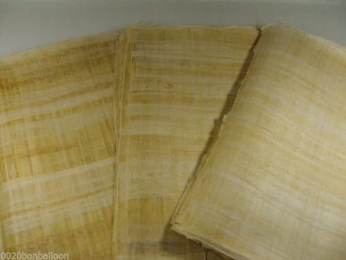 Търговия на едро Партида от 50 Празни папирусов Египетски произход Ръчно изработени 6 х4 (10x15 cm)