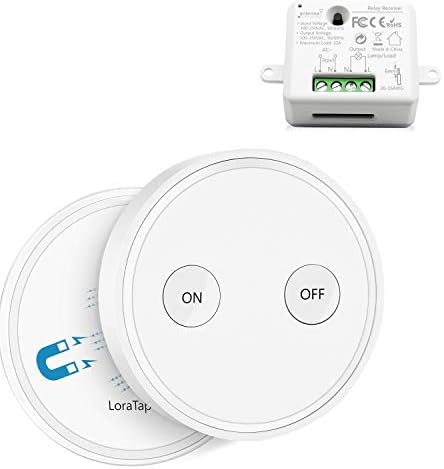 Комплект безжични ключове LoraTap, Безжично дистанционно управление с радиочестотни включването-выключением 915 Mhz за лампи и домакински