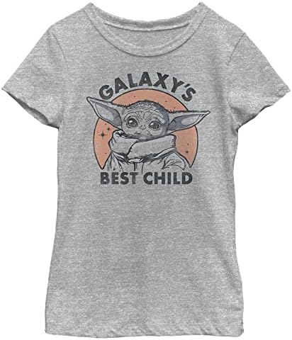 Тениска с къс Ръкав Междузвездни ВОЙНИ Мандалорианская Галакси За малки Момичета