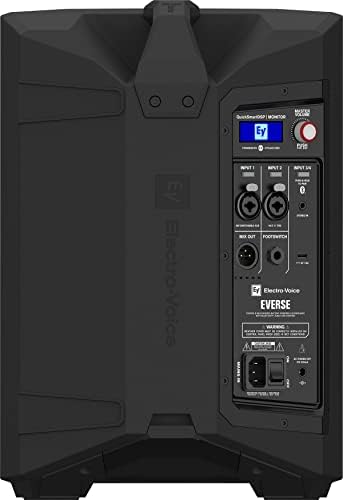 Electro-Voice EVERSE 8 8-Инчов Двухполосный говорител на батерии с Bluetooth, автоматично подавлением обратна връзка и приглушением
