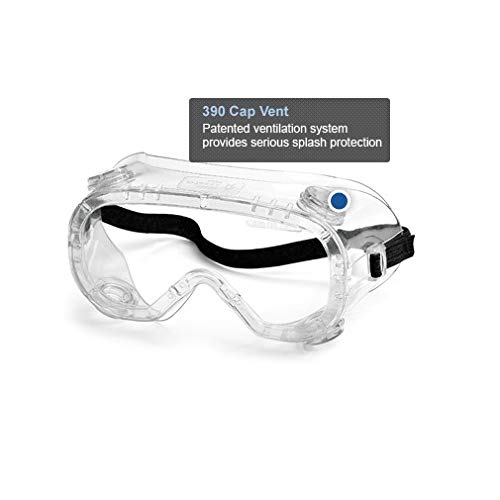 Портал Safety 32392 Традиционните Защитни очила за техници От пръски, отдушник в капака 390, Прозрачна Противотуманная леща