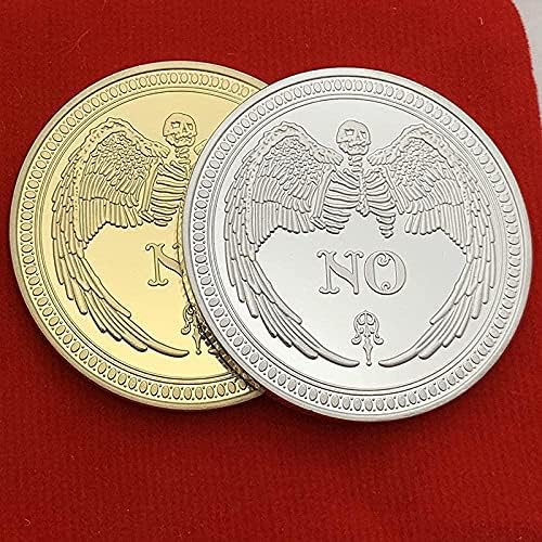 Statesyes сребърно покритие Възпоменателна Монета Angel No Decision Coin Криптовалюта Ada с Предпазен ръкав Лъки Coin Лична Любителски