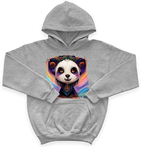 Детска hoody от порести руно с принтом панда - Мультяшная Детска hoody - Графична hoody за деца