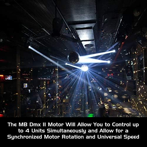 Американски DJ, DMX управляеми тежкотоварни моторни с огледален топката на 20-инчов mirror ball max, също е включаемую выключаемую розетка за точка на осветителни тела