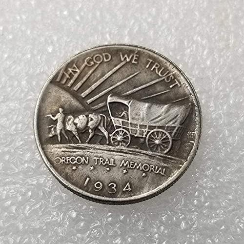 Старинни Занаяти Съединените Щати 1934D Чужд Паметник на Въглища Месинг Сребърни Монети Сувенир, Събиране на Монети Възпоменателна