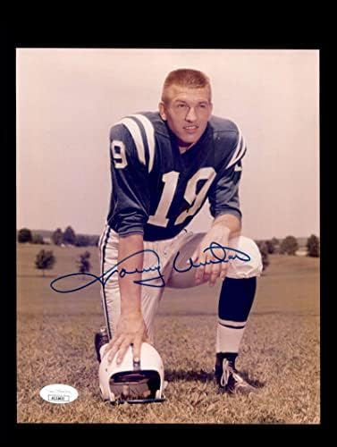 Джони Юнитас JSA Подписа Снимка с автограф 8x10 Colts