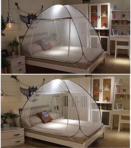 Mosquito net Преносима Сгъваема за пътуване на легло, Палатка от полиестер, Монтаж, не изисква, Мрежа против насекоми в Голям размер