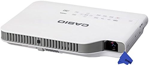 Casio XJ-A142 Ултратънък лазерен проектор led XGA + плат за обектив Кпс (2500 Лумена)