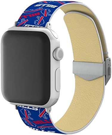 Каишка за часовник Game Time Buffalo Bills Signature Series Съвместим с Apple Watch