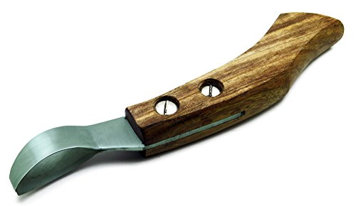 Нож за Копита 7,5 Средна Ковач Инструмент С Дървена Дръжка Инструменти Премиум-Клас С Подобрен Дизайн