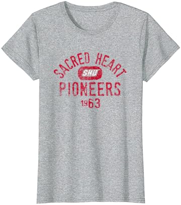 Реколта тениска с Логото на Sacred Heart Pioneer 1963 г., Официално Лицензирана
