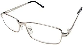 Дизайнерски Метални Очила за четене на Доналд Тръмп DTR 08 Сребристо-Черни 55 мм + 2,50 Мощност