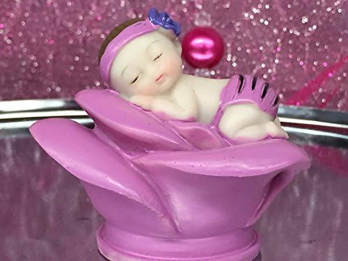 Детски Душ Baby Sleeping in a Lavender Rose с принтом във формата на зебра, се предлага в кутия