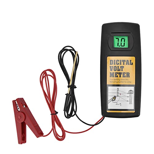 Измерване на напрежение на електрически ограда 9,9 кВ LCD дигитален Дисплей Тестер за напрежение с подсветка 200-9900 В Инструменти за отстраняване на неизправности на о