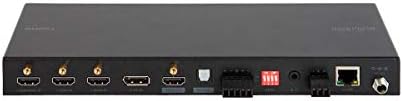 Комутатор Blackbird 4K, HDMI 2.0 4x1 (3xHDMI + 1xDisplayport) HDR, 18 Gbit/s, 4K 60H, z YCbCr 4: 4: 4, HDCP 2.2, поддържа CEC, IR, HPD, EDID (съвместим с PS4/5 Xbox Apple TV Fire Stick Roku Blu-Ray Player)