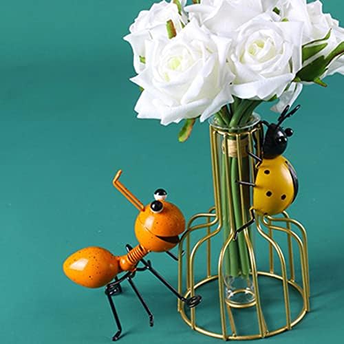 Метална Мравка Украшение на Градинско Изкуство Метална Скулптура Мравка Цветни Сладък 3D Мравка за Окачване На Стената Изкуство