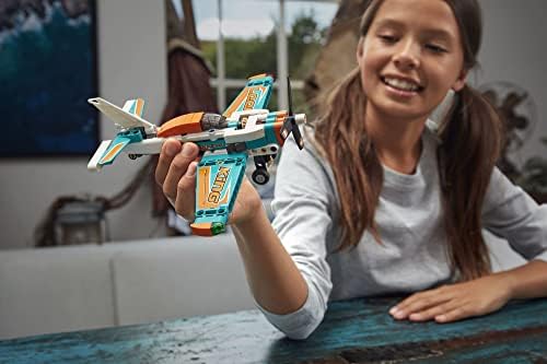 Конструктор LEGO Техника Състезателен самолет 42117 Играчка под формата на Реактивен самолет 2 в 1, Трюковая Модел, Строителен Комплект,