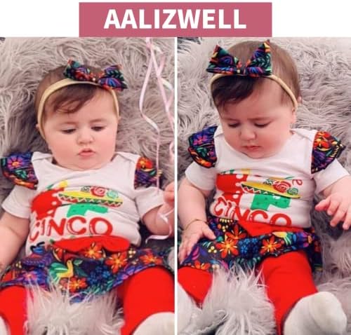Облекло Aalizzwell За малки момичета от Cinco De Mayo