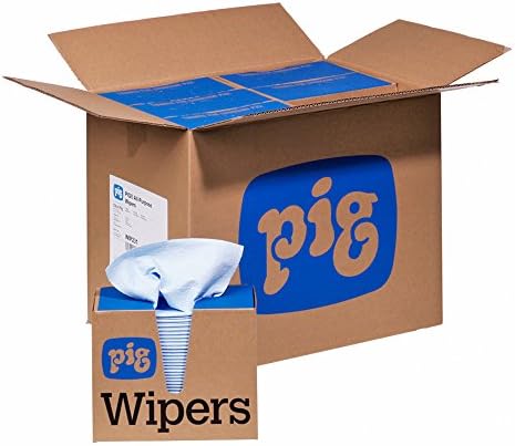 Нови универсални чистачки Pig PR40 - 12 кутии по 75 чистачки - Размер на всяка чистачки е 9,5 x 16 - WIP231