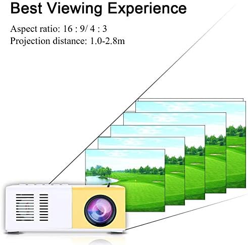 Мини Проектор, Преносим Мини Проектор за частно домашно Кино 1080P HD, Led Шрайбпроектор за улиците, както и помещения, Подходящи