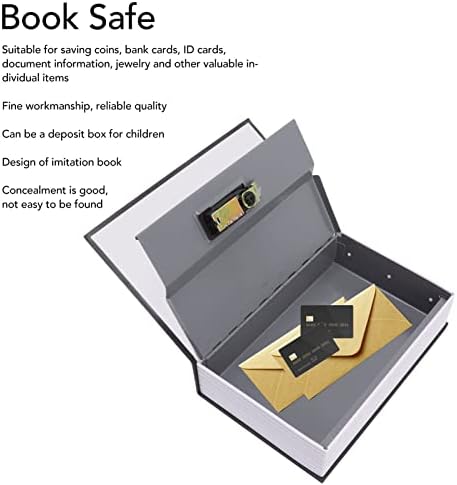Книгата спестовната банка под формата на книга от неръждаема стомана, Abs за деца, детска безопасна кутия за подарък за рожден ден