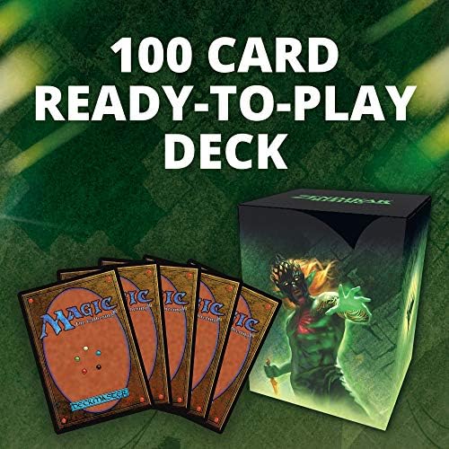 Комплект Magic: The Gathering Zendikar Rising Commander – Гневът на земята | Готов за игра, играе с тесте от 100 карти | 1 Фольгированный Командир | Червено-Зелено-Бял