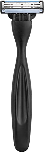 Мъжка самобръсначка ZWILLING TWINOX M от неръждаема стомана за идеално влажен бръснене с нож Mach3, черна