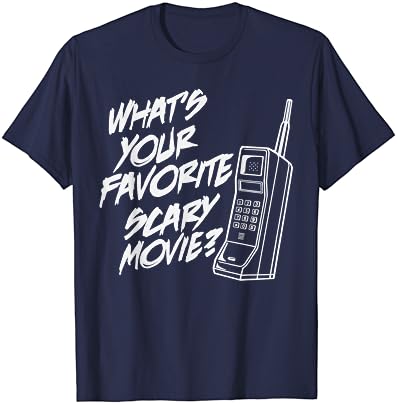 Кой е вашият любим филм на ужасите? Тениска с Филма на ужасите за Хелоуин
