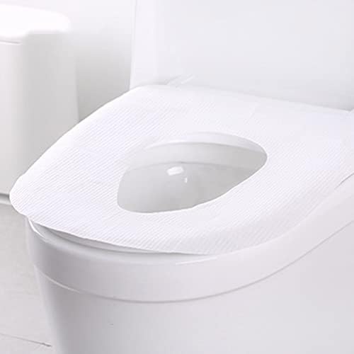 Автоматично седалка за тоалетна Cabilock Възглавници за капаци на тоалетни за Еднократна употреба: 30шт Възглавница за тоалетна с лепило подплата Моющаяся и преносими