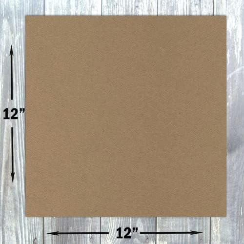 Хартия за албуми от крафт картон Hamilco Кафяв цвят 12x12, Плътна Корица тегло 80 кг – 25 Опаковки