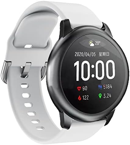 Аксесоари за гривна ANKANG Каишка за часовника 22 мм за смарт часа Xiaomi Haylou Solar ls05, Меки Силиконови Сменяеми Въжета, Гривна